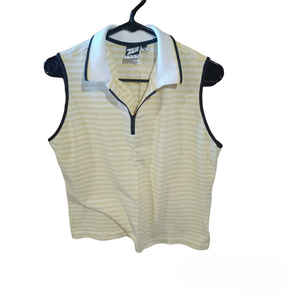 Tail Tech Yellow Striped Sleeveless Top